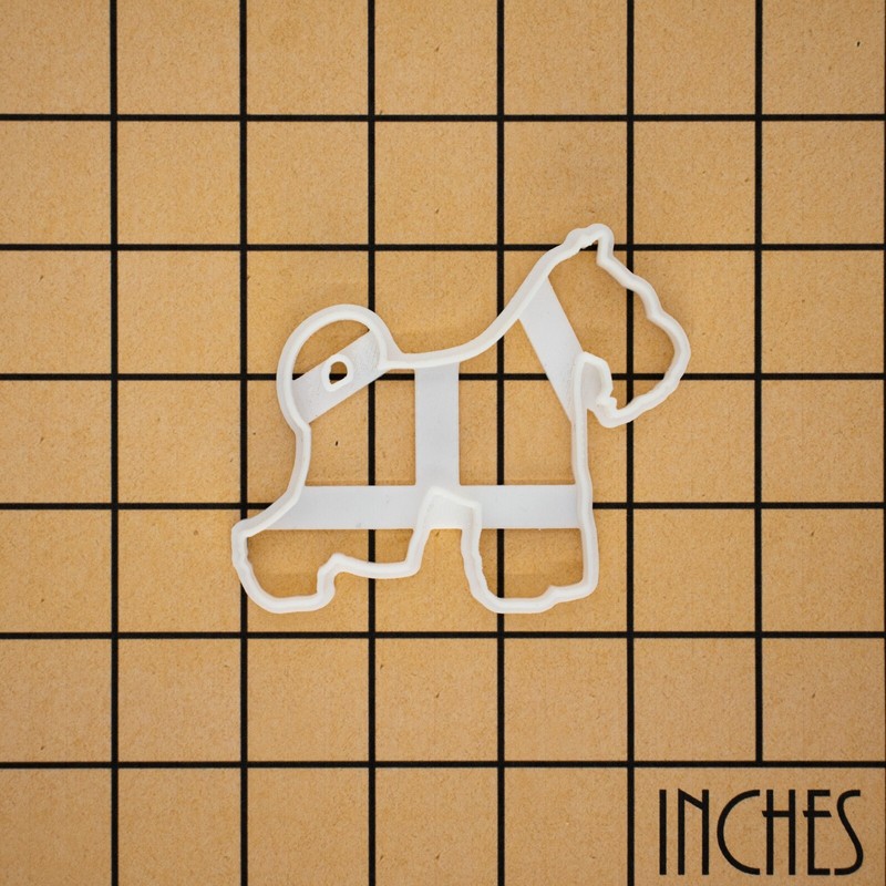 Schnauzer Cookie Cutter (long tail) - cute dog treats rescue puppy birthday gallery
