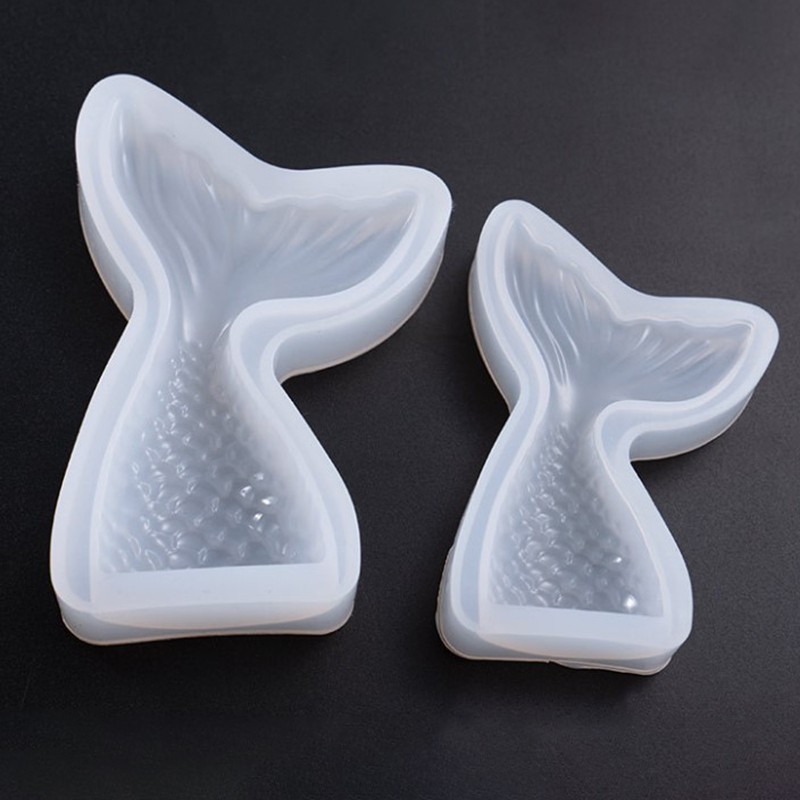 Mermaid Tail Fondant Cake Moulds Silicone Mold Cake Decorating Baking ToolsL QH gallery