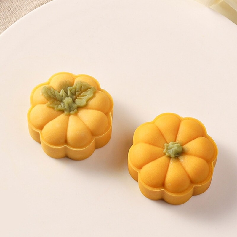 Hand-Pressure Moon Cake Mold Pumpkins Shape Cookie Stamps Mooncake Makers gallery