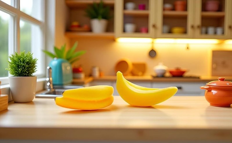 30Pcs Yellow Mini Plastic Artificial Bananas 1/12 Scale Dollhouse gallery