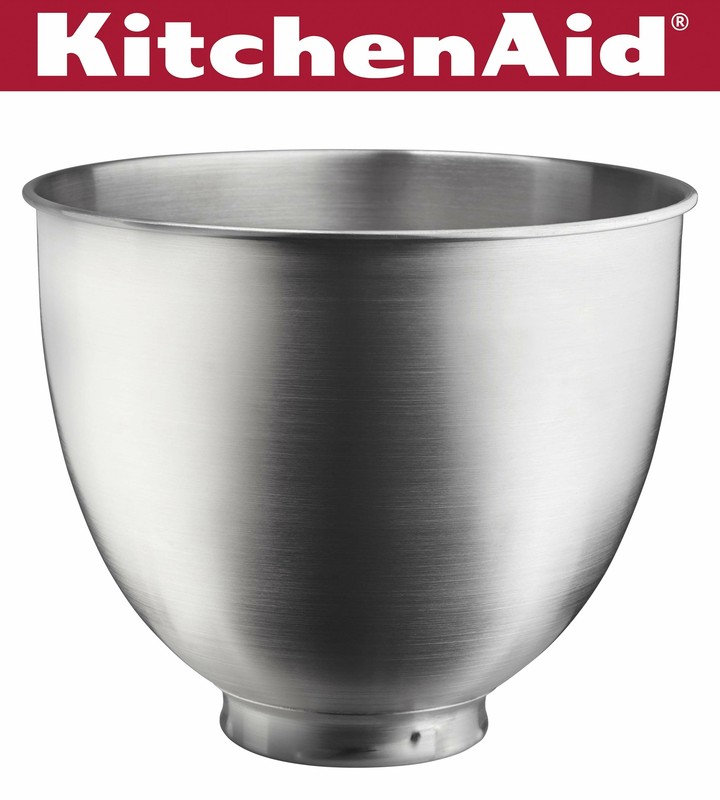KitchenAid KSM35SSB 3.5-Qt. Brushed Bowl-Stainless Steel, Quart, Metallic