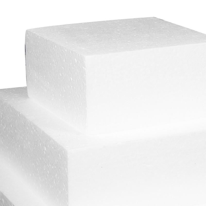 3Pcs Foam Tiered Cake Decorative Cake Foam Cakes Model Wedding Cake Model gallery