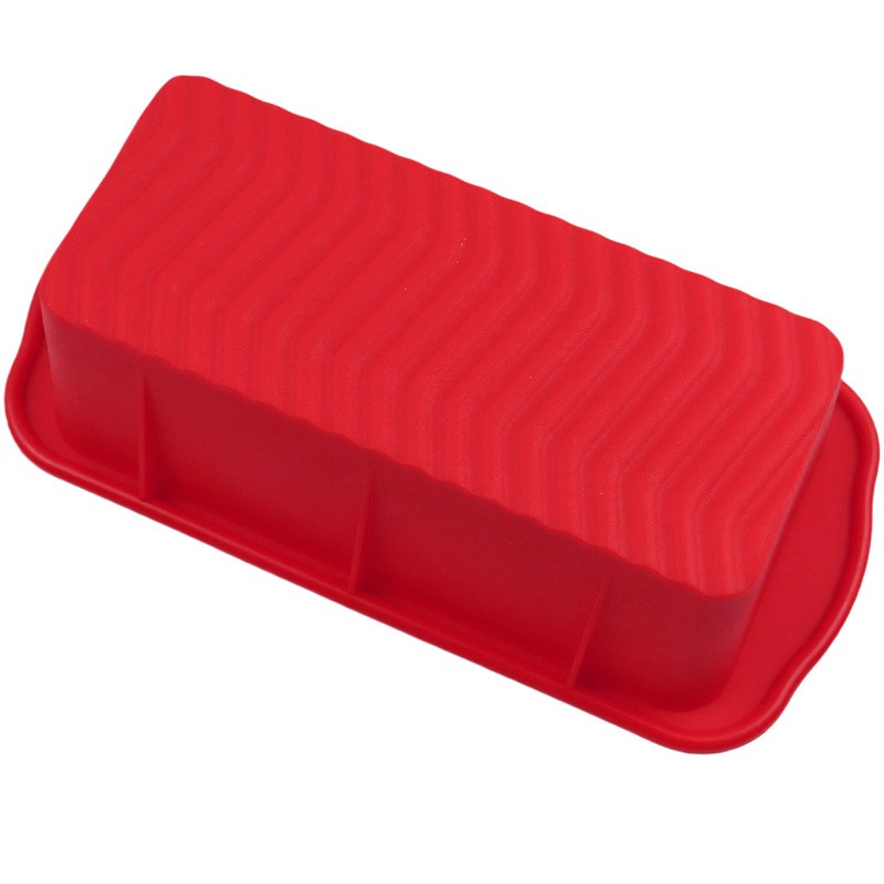 2pcs Long strip toast mold, silicone cake mold, high temperature resistant gallery