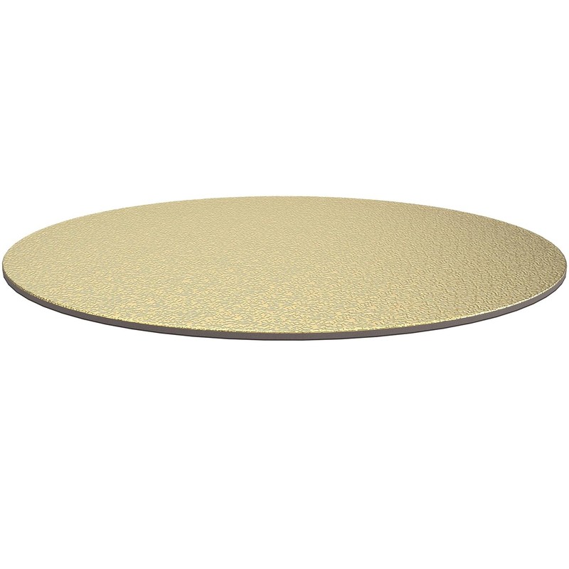 4 PCS 10 Inch Round Gold Cake Boards Wedding Birthday Dessert Pizza Decorate gallery