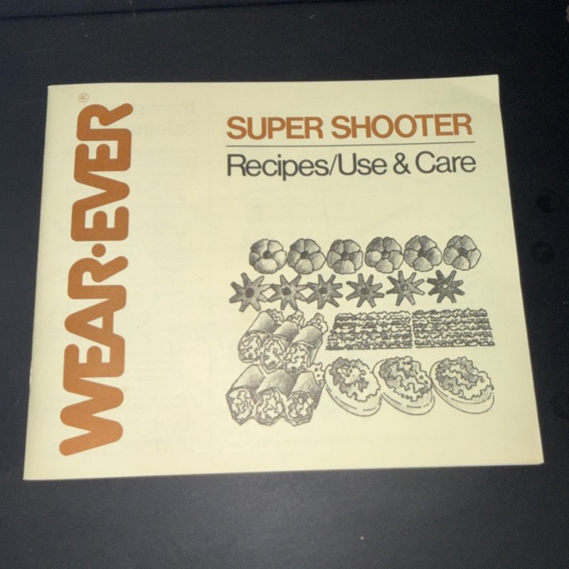 VTG Wear-Ever Super Shooter 1-No. 70123 Electric Cookie Press Tested Working gallery