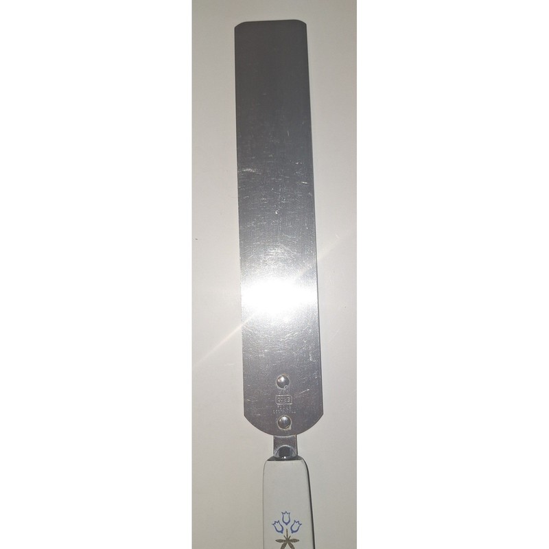 Vintage EKCO Stainless Steel Frosting Spatula 8 Inch Blade Made in USA Black gallery