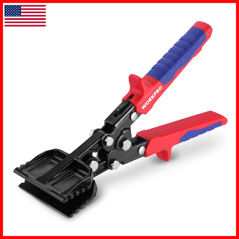 Workpro Hand Seamer Tool 3-Inch Sheet Metal Bender Heavy-Duty Steel Sheet Metal
