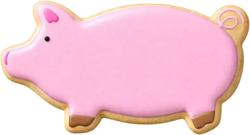 Marranitos Pig Cookie Cutter 5 Inch –Tin Plated Steel Cookie Cutters – Marranito gallery