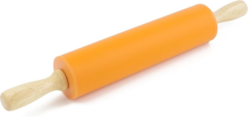 Non-stick Rolling Pin Dough Roller Wooden Handle Silicone Rolling Pin Baking US