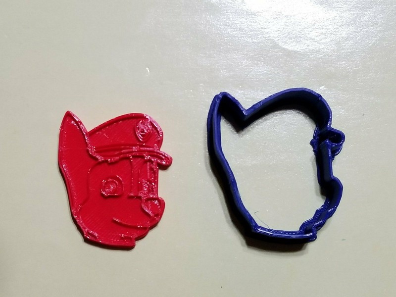 Paw Patrol Chase Cookie Cutter/Fondant Cutter/Playdoh Cutter