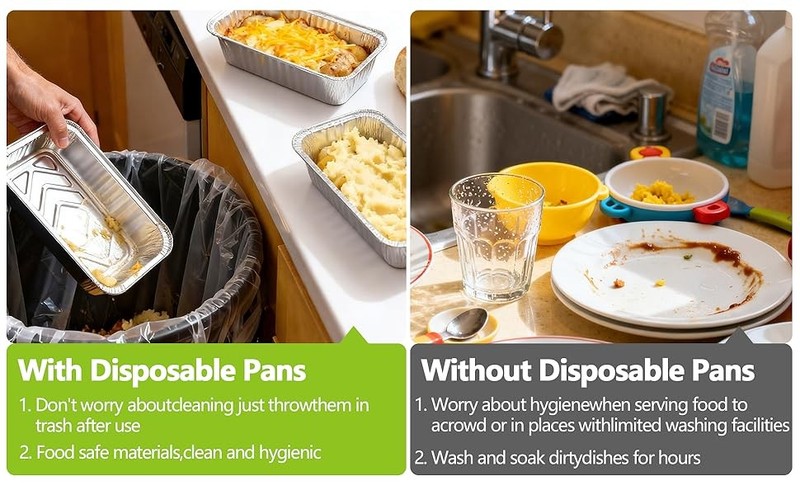 2Lb Thier & Heavy Duty Disposable Aluminum Loaf Pans, 100 Pa gallery