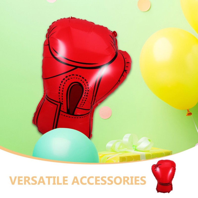 12 Pcs Wrestling Party Decorations Boxing Foil Balloons Blow up Gloves gallery