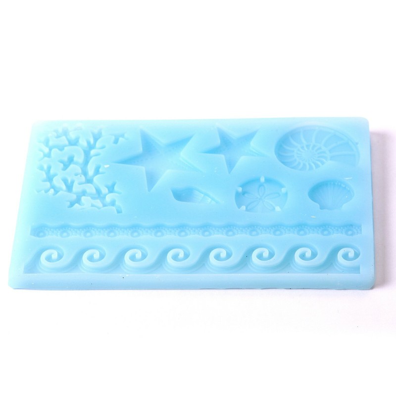 Sea Coral Fondant Cake Decorations Silicone Mould - Pack of 5 gallery