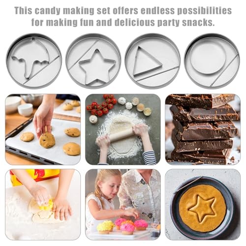 12pcs Stainless Steel Game Cookie Cutters, Korean Dalgona Candy Sugar Making A gallery