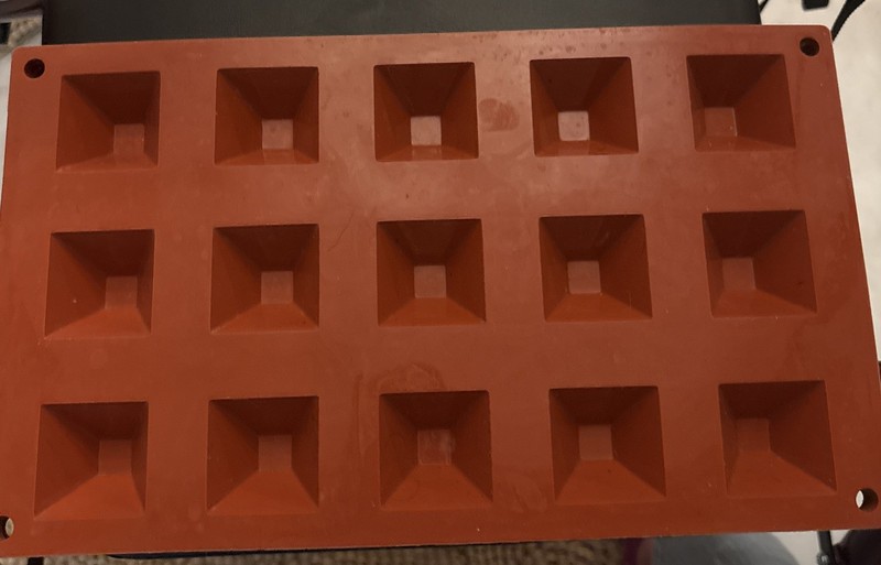 Pyramid Shape Silicone Pastry Chocolate Mold 15 Cavity’s
