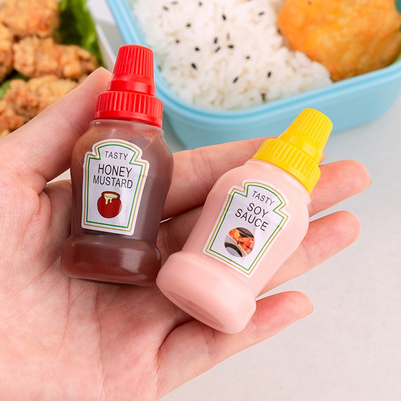 Mini Portable Small Sauce Container Tomato Gravy Salad Dressing Oil Bottle gallery