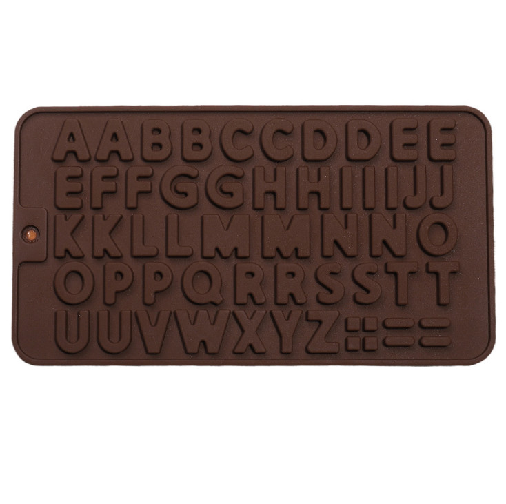 5pcs Sugar mold alphanumeric silicone mold household DIY Baking Chocolate Mold gallery