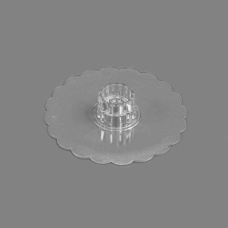 3 Tier Cupcake Stand, Clear Acrylic, 14 in. 12 in. 8 in. Scalloped Plates, gallery