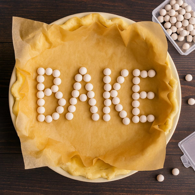 Pie Weights | Natural Ceramic Stoneware Beads for Blind Baking | Heat-Safe, Food gallery