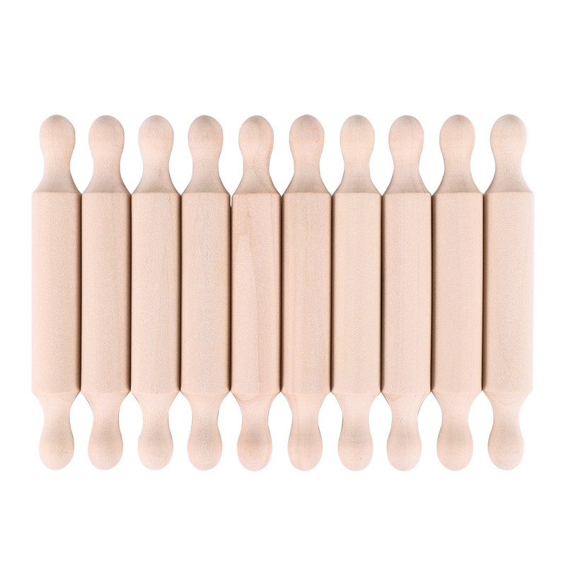 Wooden Rolling Pin 6 Inches Long Kitchen Baking Rolling Pin Small Wood5280