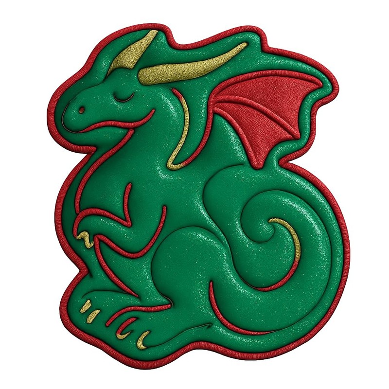 Mystic Dragon Cookie Cutter - 4x3.2" Fantasy Kitchen Baking Tool gallery