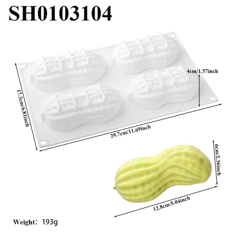 Food Grade Silicone Mousse Cake Mold 3/4 Cell Chocolate Baking Mold Dessert Tool gallery
