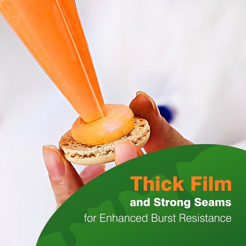 Biobased Disposable Piping Bags 16 Inch, Eco-Friendly Cake Decorating Pastry ... gallery
