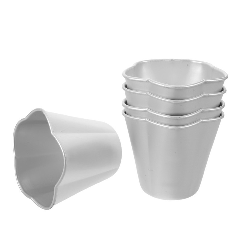 5 Pcs Nonstick Muffin Liners Mini Cupcake Pan Baking Molds Chiffon gallery