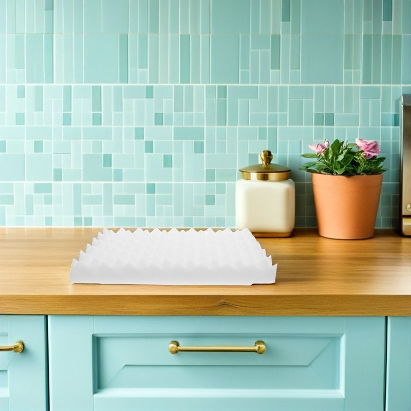 2pcs Fondant Mat: Fondant Shaping Sponge Pad - Craft Paste Flower Pad - Wave gallery