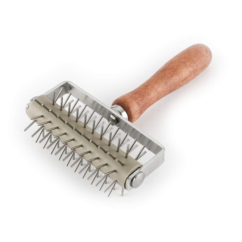 Pizza Dough Docker Roller - Pastry Docker Roller with Spike for Homemade Baki... gallery