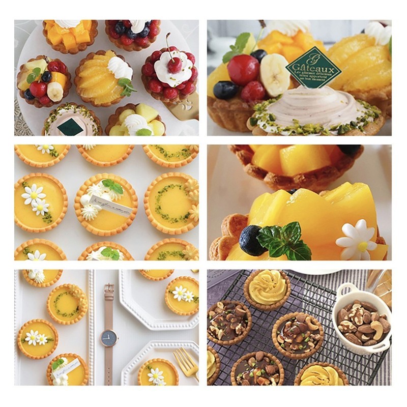 Plastic Cookie Cutter Set Flower Shape Pastry Biscuit Baking Tool Clay DIY Molds gallery