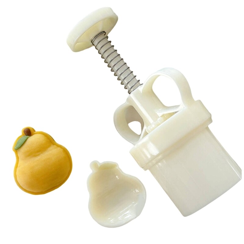 MidAutumn Festival Moon Cake Maker Pear Shape Moon Cake Molds Cookie Stamps