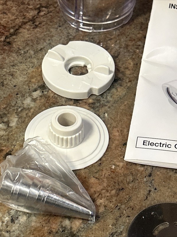 Cuisinart Electric Cookie Press Set CCP-10, White, Plastic, Easy Clean gallery