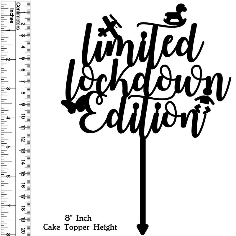 Limited Lock Down Edition Exclusive Welcome Baby Cake Topper,Fine Laser-Cut gallery