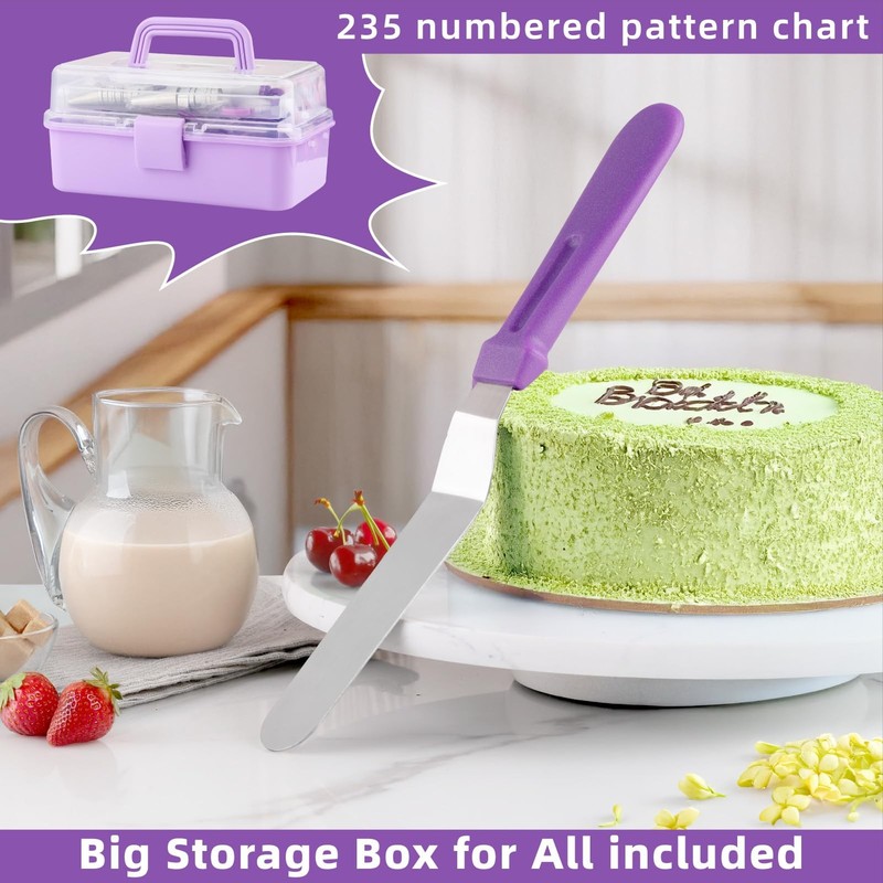 Cake Decorating Kit: Decorating Supplies Tools Kit 235 PCS Baking Include Spi... gallery