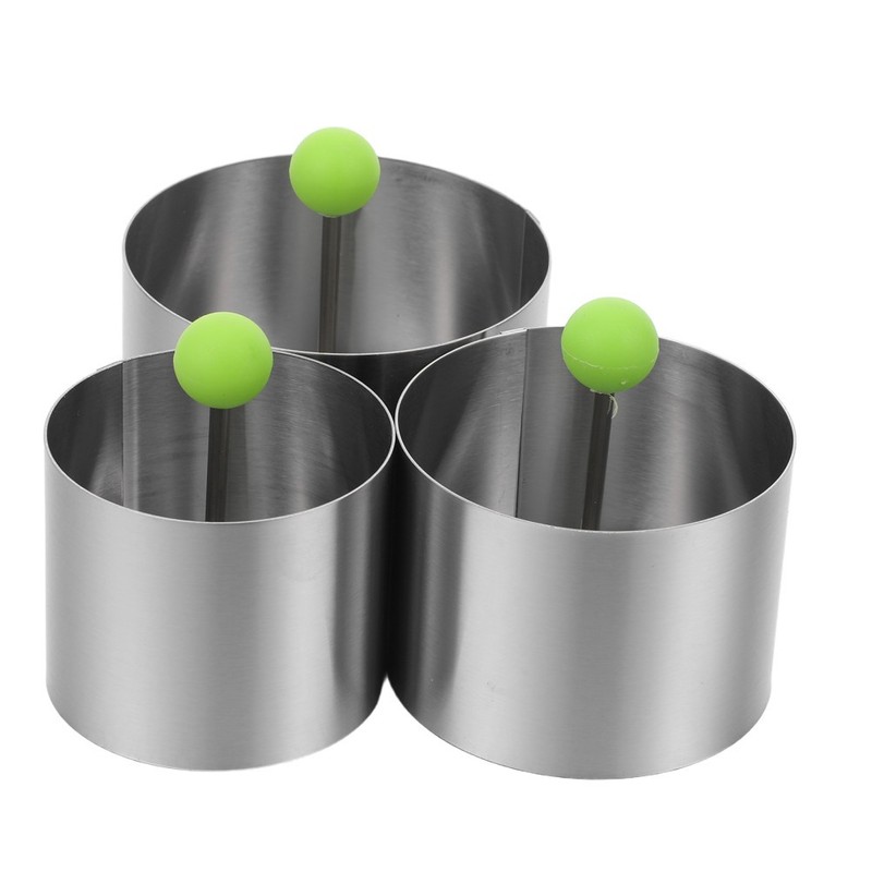 3 Pcs Circle Mousse Mold Cooking Cake Food Molds for Plating gallery