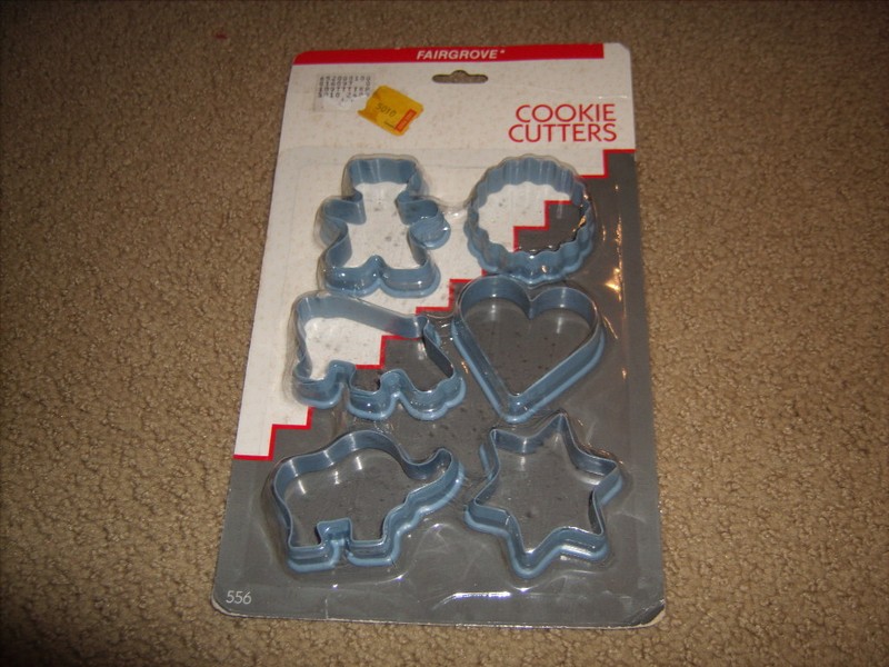NEW Cookie Cutter Set HIPPO ELEPHANT BEAR +Fairgrove Aluminum Housewares – 1989