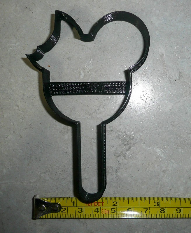 MICKEY MOUSE HEAD ICE CREAM BAR WITH BITE OUTLINE SNACK COOKIE CUTTER PR3307 gallery