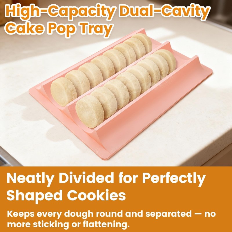 Complete Cake Pop Maker Kit - 100 Sticks, Dual-Cavity Mold gallery