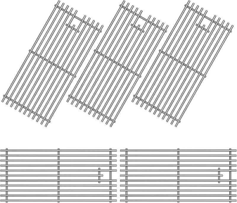 STCNADCR CG115 5-Pack 7mm Stainless Steel Cooking Grate for Blaze 3 4 5 Burner G
