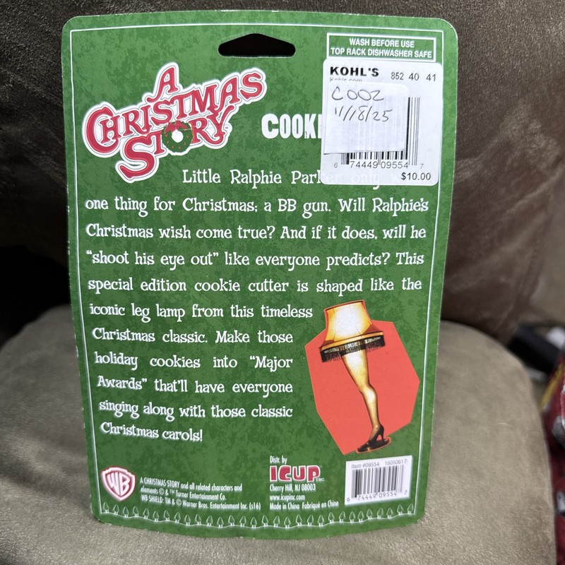 NEW A Christmas Story Movie Leg Lamp Yellow Cookie Cutter (C002) gallery