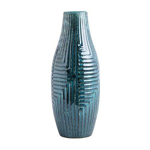 Ceramic Vase - Teal Home Decor Vase, Modern Decor for Centerpieces, Living gallery