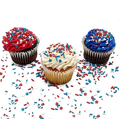 Stars & Stripes for Decorating, Baking, and Toppings in Blue, White, Red gallery