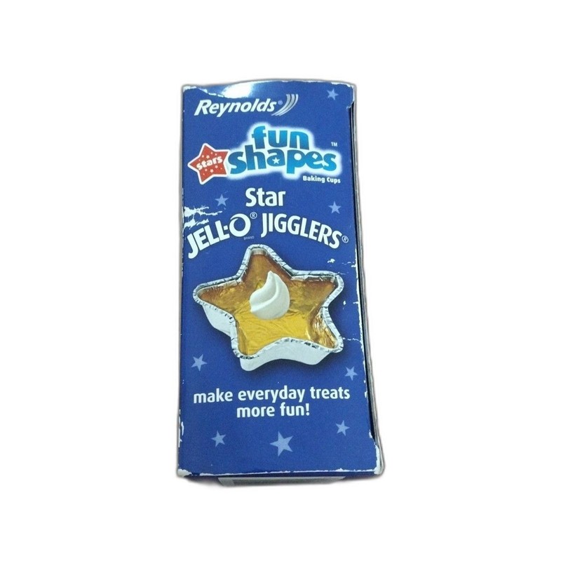 Reynolds Fun Shapes STARS Foil Baking Cups Cookies Cake Jello 24 Count DISCONT'D gallery