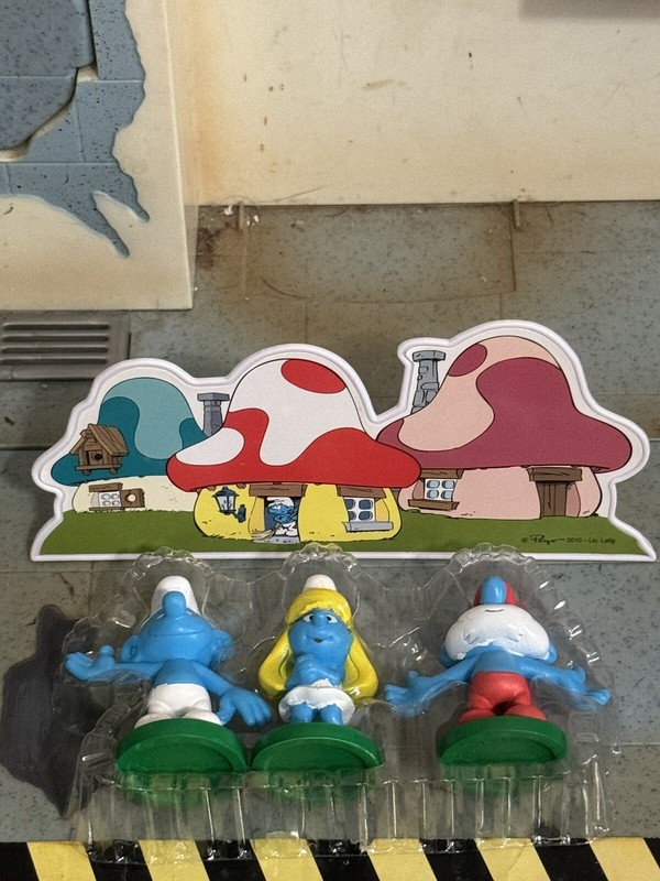 Cake Topper Bakery Crafts Smurfs Cake Decorating Kit Smurfette Papa Smurf Toys