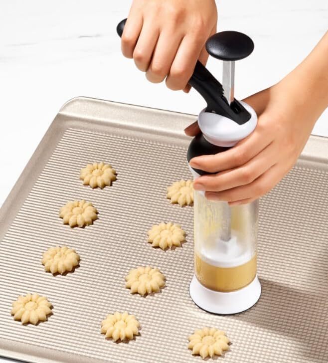 OX 20-Piece Cookie Press Set with 18 Disks, Storage Case gallery
