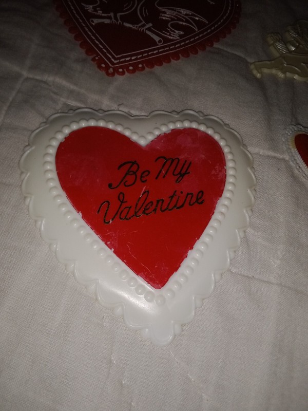 Mid Century Modern Valentine's Day Cake Toppers Lot Love Birds Cupid Hearts gallery