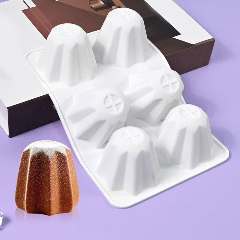 Octagonal Shape Chocolate Making Molds Kitchen Baking Tool Silicone Texture gallery