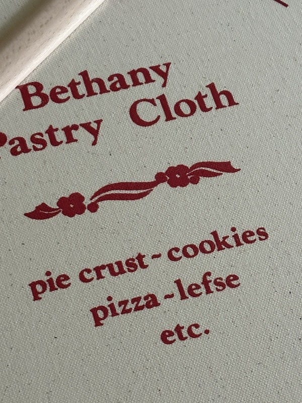 Bethany Housewares 500 Lefse Pastry Hardboard Circle and Cloth Set 19” Stick NEW gallery