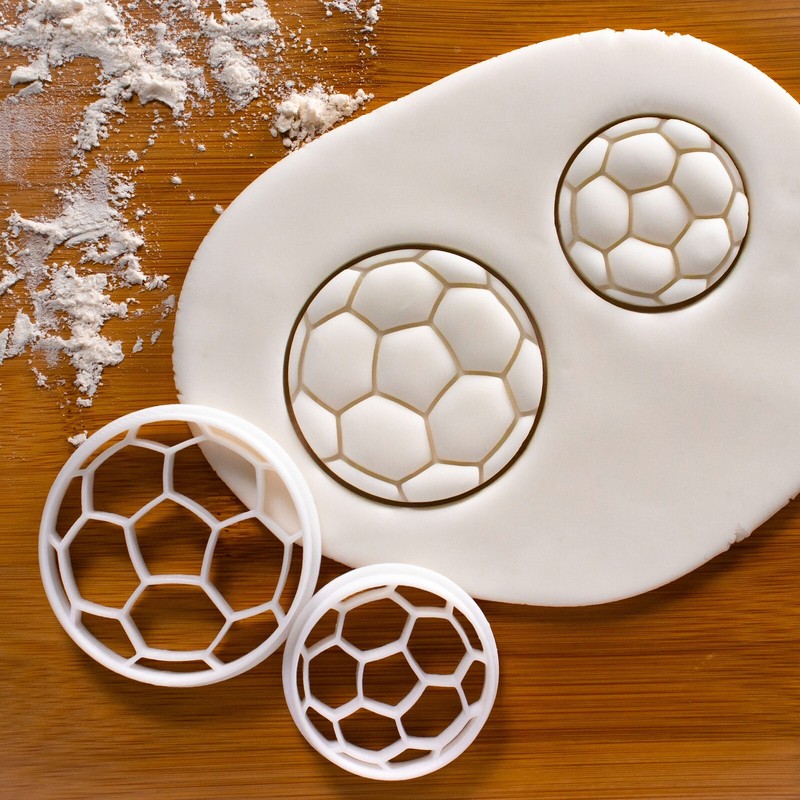 Soccer Ball Cookie Cutters Set – sports game match fans goal teammates football
